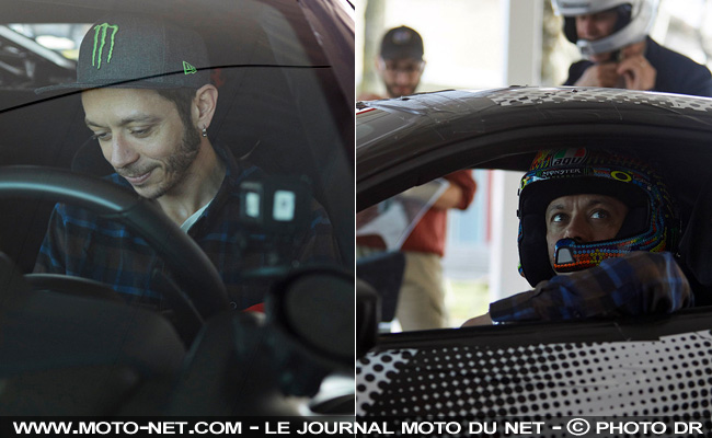 Rossi teste la dernière Ferrari 488 Pista à Fiorano