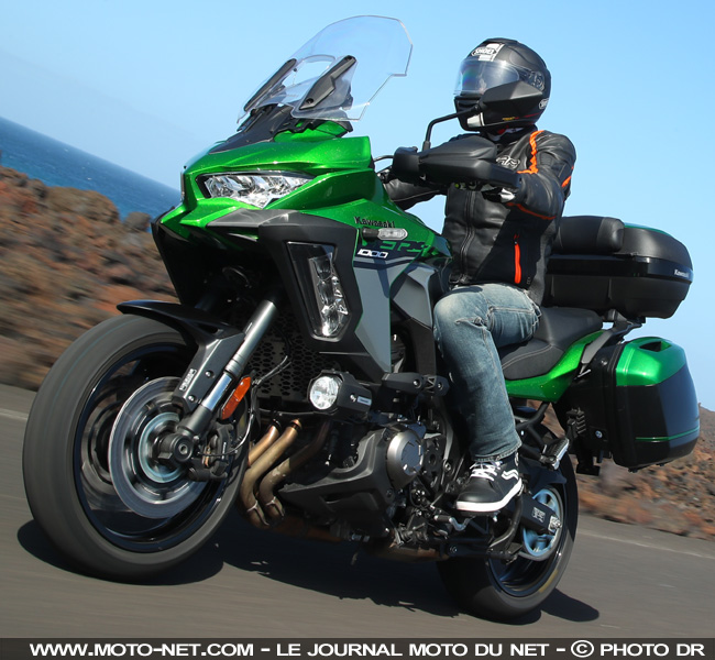 Essai Versys 1000 2019 : (r)évolutions pour le maxitrail GT Kawasaki Essai Versys 1000 2019 : (r)évolutions pour le maxitrail GT Kawasaki