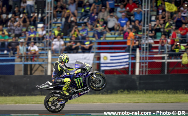 Valentino Rossi, Yamaha-Monster (4ème en qualifs et 2ème en course)