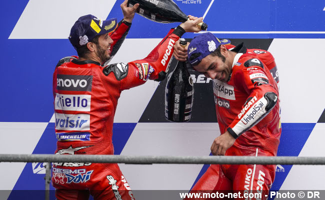 Danilo Petrucci, Ducati officielle n°9 (2ème en qualifs et 3ème en course)