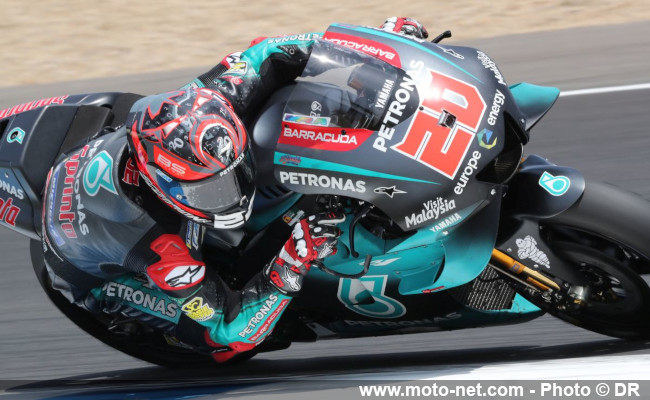 Fabio Quartararo (Yamaha satellite n°20), 13ème au championnat avant le GP de France