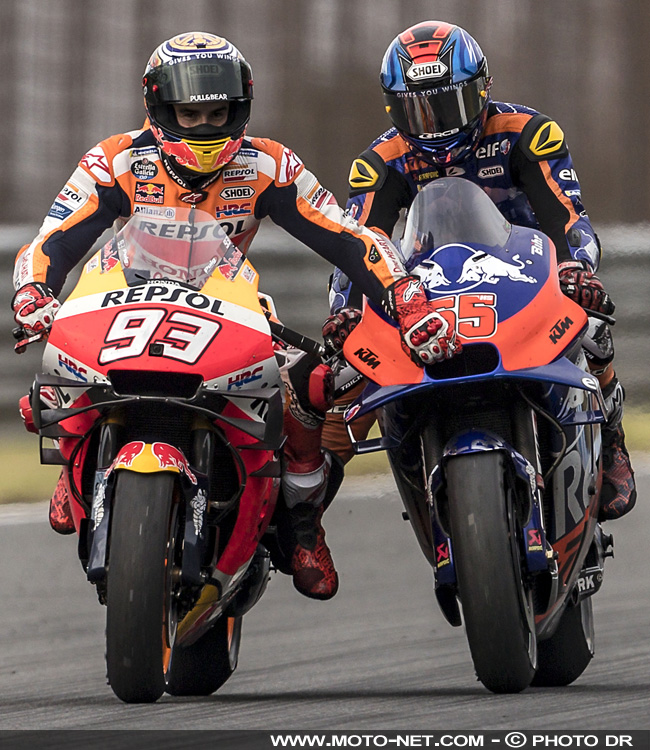 Fabio Quartararo, meilleur débutant MotoGP 2019 à l'aspi du champion Marquez 