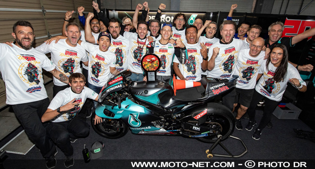  Fabio Quartararo, meilleur débutant MotoGP 2019 à l'aspi du champion Marquez 