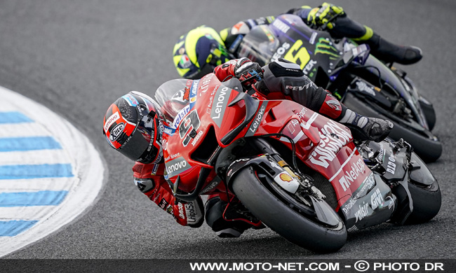  Valentino Rossi perd en MotoGP, son team VR46 et son frère gagnent en Moto2 