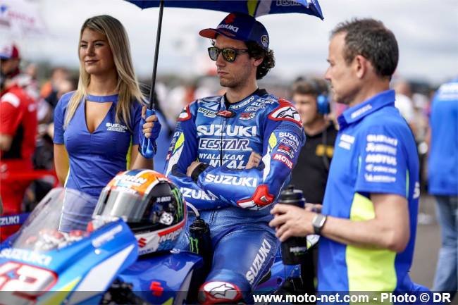 Alex Rins (Suzuki n°42), 4ème au championnat