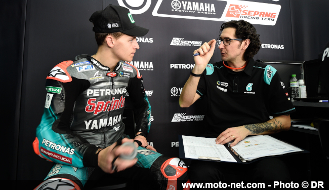 Fabio Quartararo se réjouit d'avoir une Yamaha M1 modèle 2019