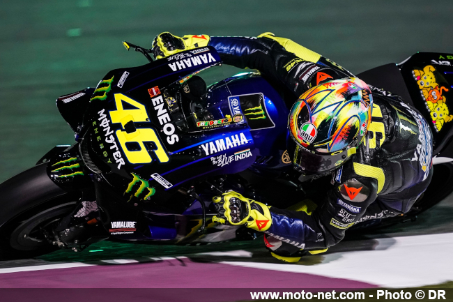 Rossi et Viñales confiants pour le GP du Qatar même s'il reste des progrès à faire