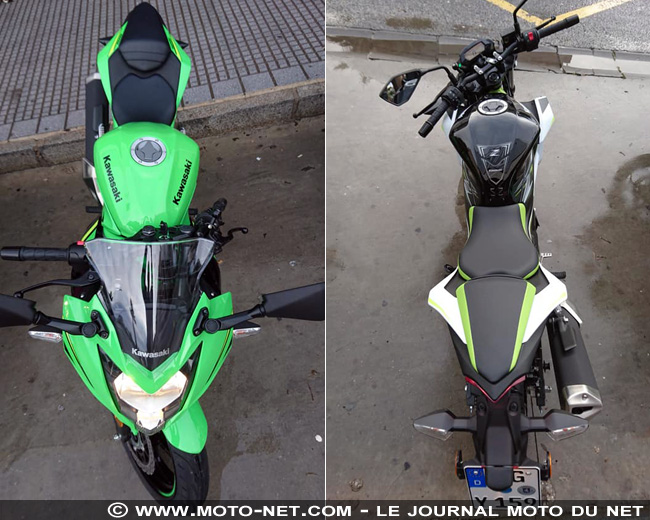 MNC au guidon des nouvelles 125 Kawasaki