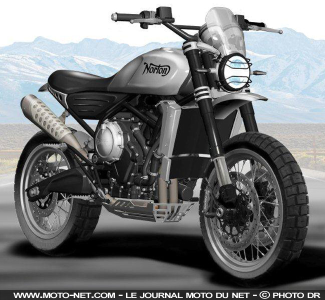 Atlas 650 : un scrambler comme entrée de gamme chez Norton en 2019