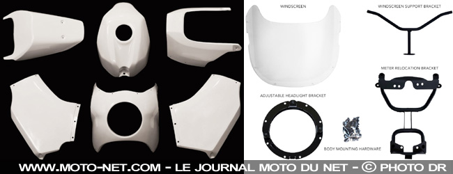 GG Retrofitz Rocket Street : un carénage rétro pour la Yamaha R3