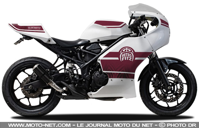 GG Retrofitz Rocket Street : un carénage rétro pour la Yamaha R3
