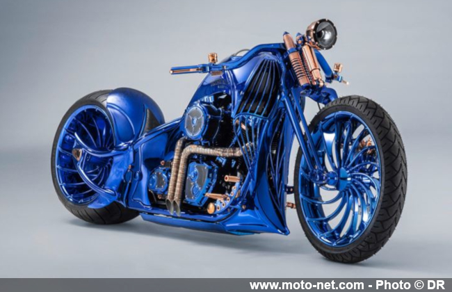 Une moto à 1,6 million d'euros exposée en Suisse
