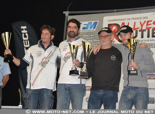 Classements, podiums et remise des prix