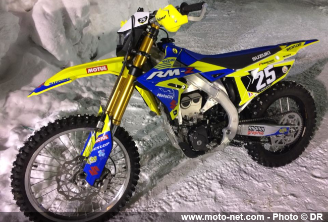 La Suzuki RMZ n°25 de Vincent Philippe pour l'AMV Cup La Suzuki RMZ n°25 de Vincent Philippe pour l'AMV Cup