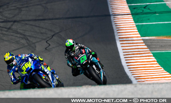  Test MotoGP de Valence : triplé de Yamaha qui doit encore travailler sa Vmax