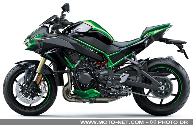  Kawasaki Z H2 SE : le roadster toujours compressé, plus sophistiqué