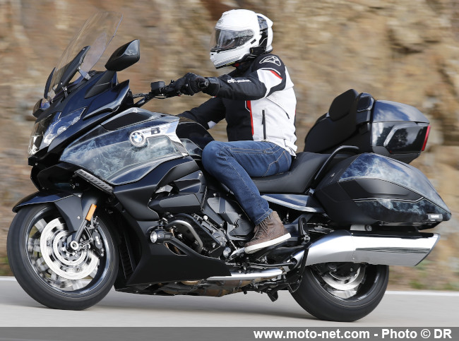 Essai K1600GT, GTL, Bagger, Grand America : la 4K du touring moto selon BMW