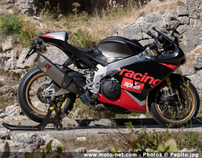 Prépa moto RS/V4 : une Aprilia RSV4 rend hommage à la RS250