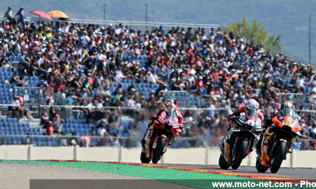 Réactions des pilotes MotoGP au percutant Grand Prix d'Aragon 2022