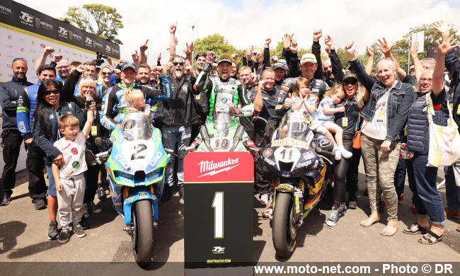 Nouvelles victoires de Hickman et Dunlop au TT, nouveau drame aussi