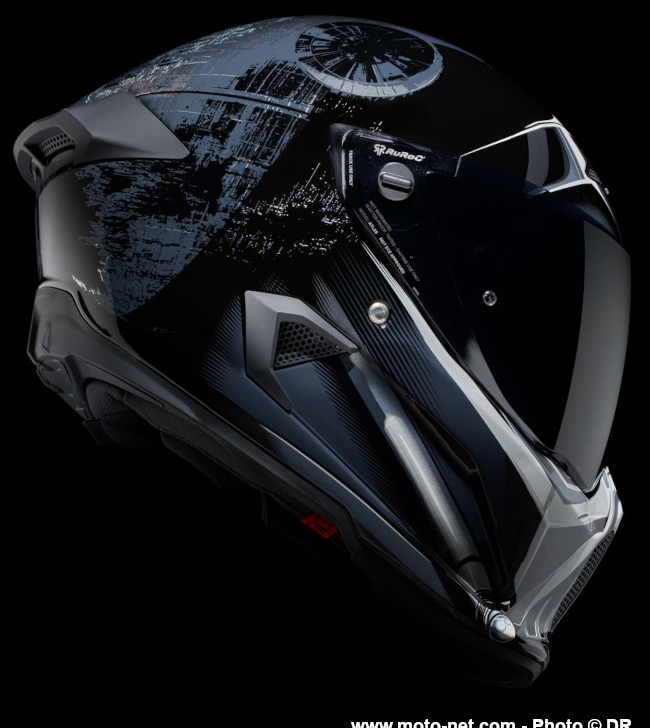 Le casque moto Atlas 4.0 Carbon de Ruroc aux couleurs de Star Wars 