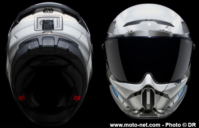 Le casque moto Atlas 4.0 Carbon de Ruroc aux couleurs de Star Wars 