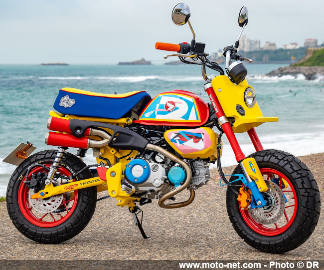 Grosses prépas de petites motos Honda au Wheels and Waves 2023