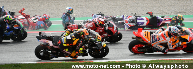 Images - fortes - du Grand Prix de Catalogne MotoGP 2023