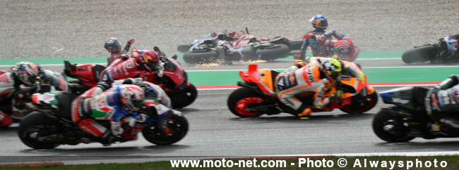 Images - fortes - du Grand Prix de Catalogne MotoGP 2023