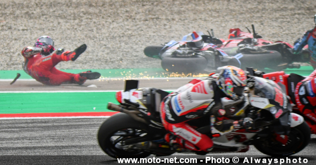 Images - fortes - du Grand Prix de Catalogne MotoGP 2023