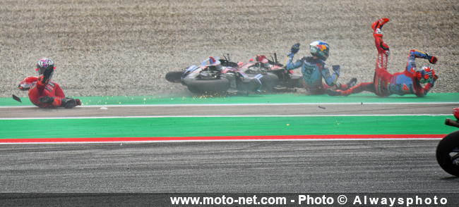 Images - fortes - du Grand Prix de Catalogne MotoGP 2023