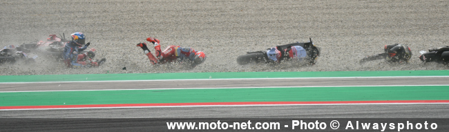 Images - fortes - du Grand Prix de Catalogne MotoGP 2023