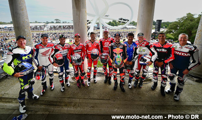 Jolies retrouvailles MotoGP au Goodwood Festival of Speed 2023