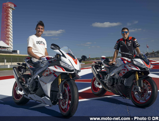 Aprilia ajoute un coloris Speed White à ses RSV4 Factory et Tuono V4 Factory