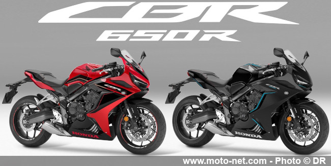 Nouveaux coloris pour la Honda CB650R, nouvelles décos pour la CBR650R