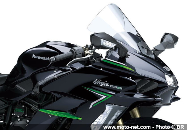 Kawasaki installe des feux de route automatiques sur sa Ninja H2 SX 2023
