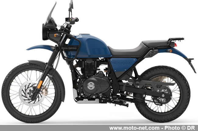 Coloris nature pour l’Himalayan en 2023, finition militaire pour la Classic 