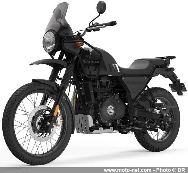 Coloris nature pour l’Himalayan en 2023, finition militaire pour la Classic 
