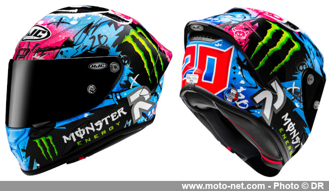  HJC commercialise le casque de Quartararo au GP de France 2024  