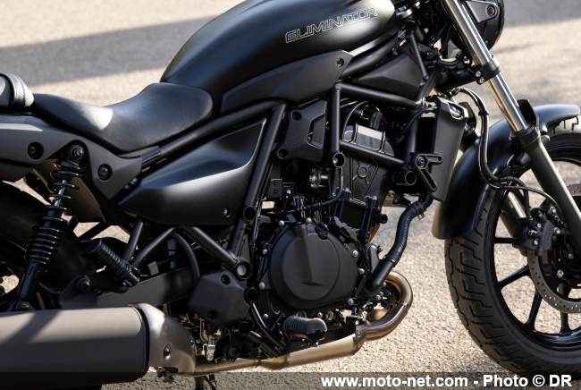  Essai Kawasaki Eliminator 500 : remake tout gentil du muscle-bike Kawasaki 