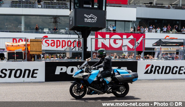 Kawasaki a fait rouler sa moto à hydrogène aux 8 Heures de Suzuka 2024
