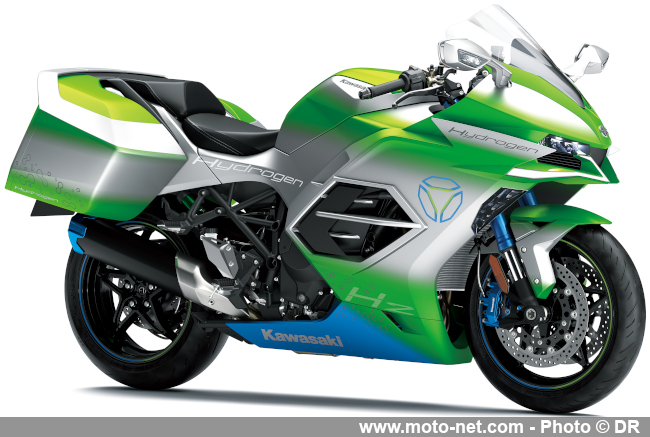 Kawasaki a fait rouler sa moto à hydrogène aux 8 Heures de Suzuka 2024