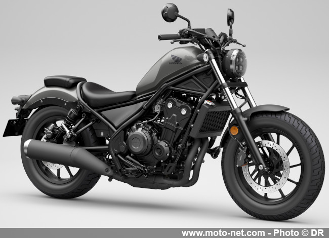 Nouveaux coloris 2024 des Honda GoldWing 1800, Rebel 500 et 1100