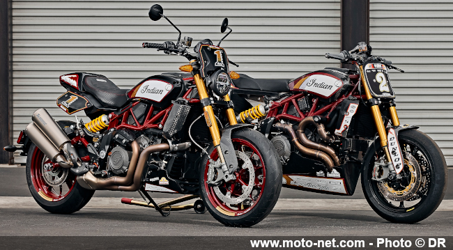 Quatre coloris 2024 et une RSD Super Hooligan pour la FTR d'Indian