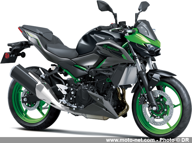 Z500 et Ninja 500 : Kawasaki gonfle un peu ses moyennes cylindrées