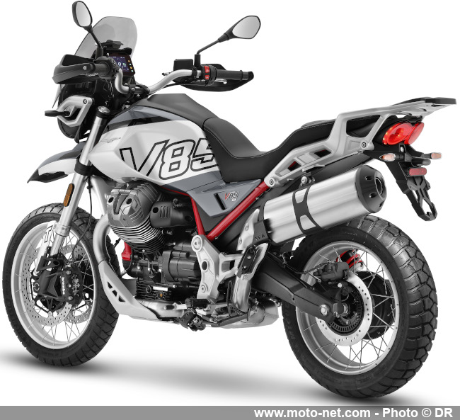 Distribution variable et configuration route pour la Moto Guzzi V85 
