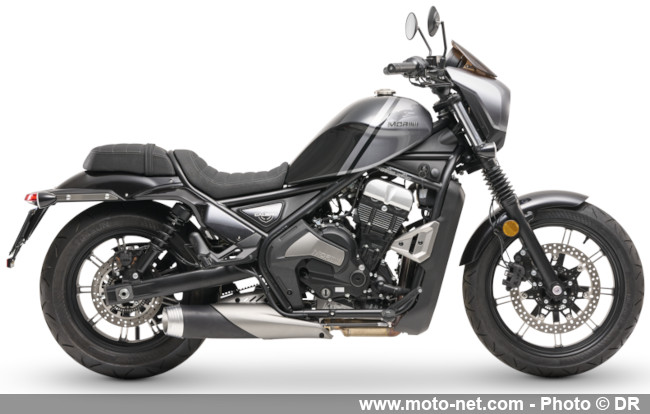 Les Rebel, Eliminator et Vulcan dans le viseur de la Moto Morini Calibro 