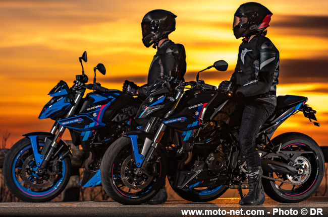  Le roadster GSX-8S se dote d'un pack Team Suzuki