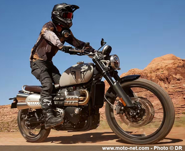 Triumph présente ses nouveaux Scrambler 1200 X et XE 2024 