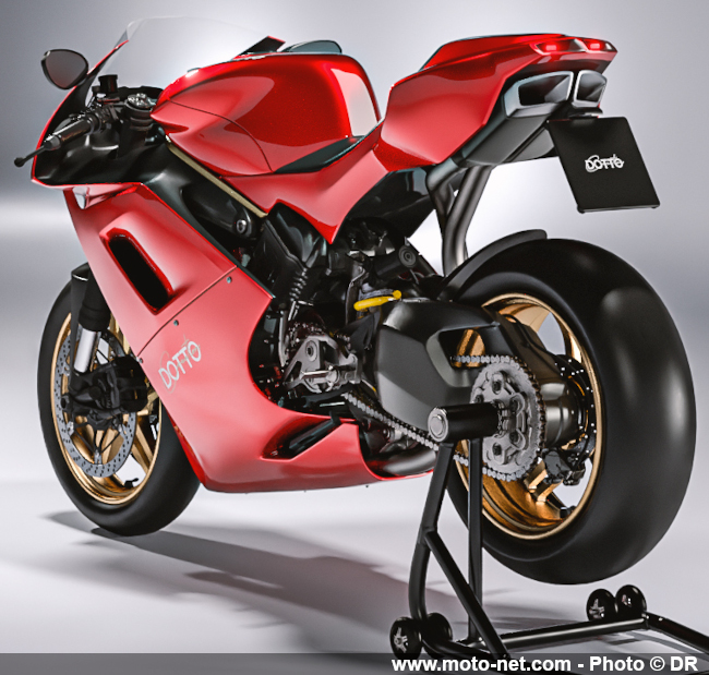 Une Panigale V4 au look de 916 moderne approuvée par Petrucci